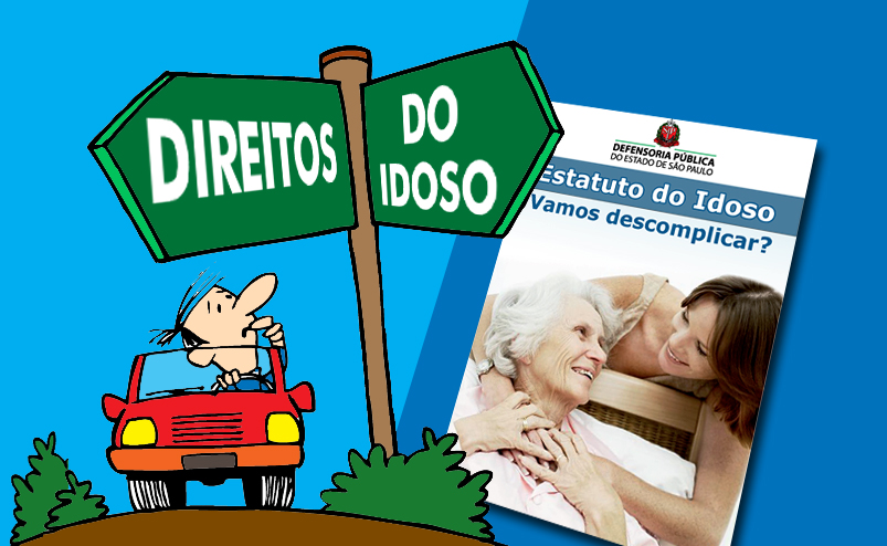 A cartilha 'Estatuto do Idoso', da Defensoria Pública do Estado de São Paulo, pode ser baixada gratuitamente